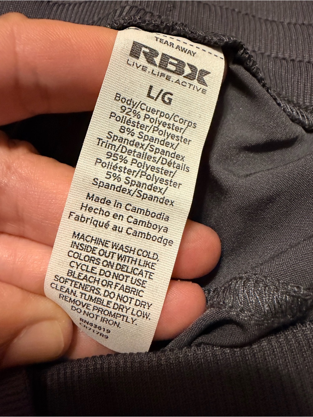 NWT RBX Active Women's Lightweight Woven Capri Pants Pockets Lightweight Size L - Picture 7 of 10